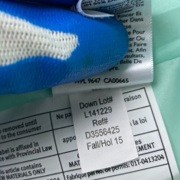 Eddie Bauer EB700 Travex Down Vest Women's XS Packable Aqua Teal Green Full Zip - Picture 10 of 15